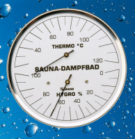 Dampfbad Klimamesser Thermometer Hygrometer