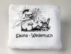 Legendäres Wedeltuch für die Sauna