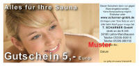 Geschenkgutschein für Sauna